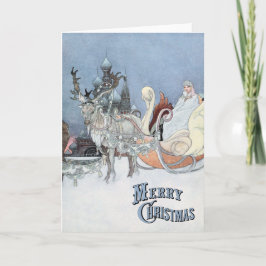 ヴィンテージトナカイとスリーbyチャールズ・ロビンソン シーズンカード