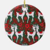 ヴィンテージトナカイオーナメント セラミックオーナメント (裏面)