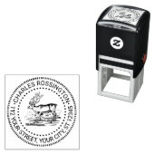 ヴィンテージトナカイスケッチ名住所 セルフインキングスタンプ (インサイチュ)