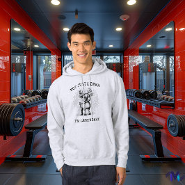 ヴィンテージトナカイフード付きスウェットシャツ-レトロハーフトーン黒 パーカ