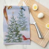 ヴィンテージトナカイ キッチンタオル (四つ折り)