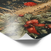 ヴィンテージトナカイ・クリスマス フォトプリント (角)