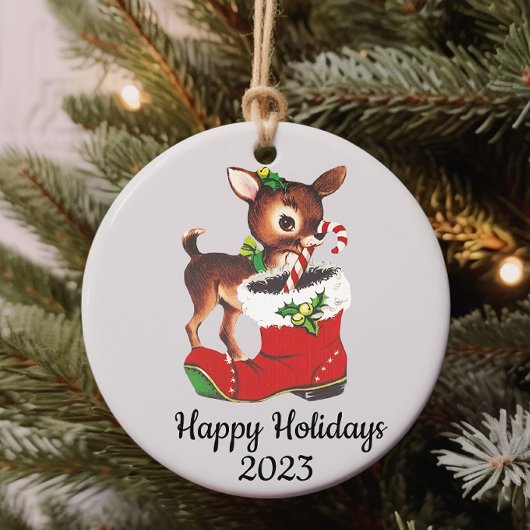 ヴィンテージトナディアホリデイオーナメント セラミックオーナメント