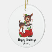 ヴィンテージトナディアホリデイオーナメント セラミックオーナメント (左)
