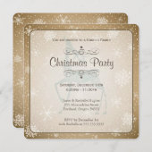 ヴィンテージトナリークリスマス招待状 招待状 (正面/裏面)