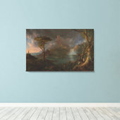 ヴィンテージトマス・コール・ア・ワイルドシーン キャンバスプリント (インサイチュ (ウッドフロア))