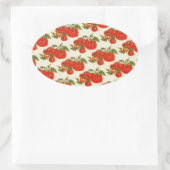 ヴィンテージトマト 楕円形シール (バッグ)