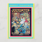 ヴィンテージトムテン、スウェーデンの父クリスマス ポストカード (正面)