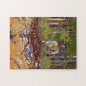 ヴィンテージトムトムソンポーカーカナダアートクラシック ジグソーパズル (横)