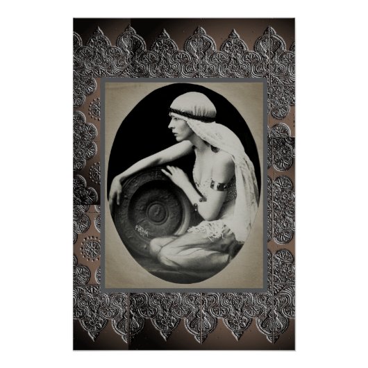 ヴィンテージトライバルダンサーのポスター ポスター (正面)