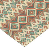 ヴィンテージトライバルテーブルランナーリッチ伝統モチーフ ロングテーブルランナー (コーナー)