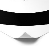 ヴィンテージトラクタシルエットファーム機器アイコン ポスター (角)