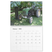 ヴィンテージトラクターのカレンダー2025 カレンダー (2月 2026)