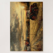 ヴィンテージトラクターオンザファーム秋20x30 ジグソーパズル (縦)