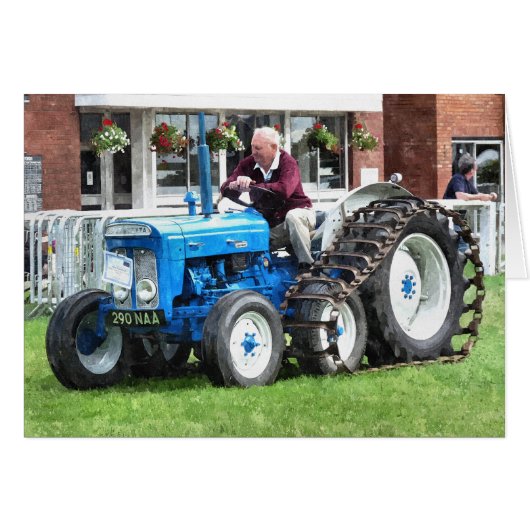 ヴィンテージトラクターカード (正面横)