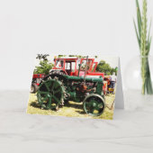 ヴィンテージトラクター カード (正面)