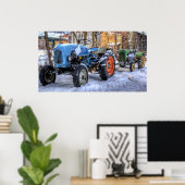 ヴィンテージトラクター ポスター (ホームオフィス)