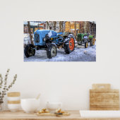 ヴィンテージトラクター ポスター (キッチン)