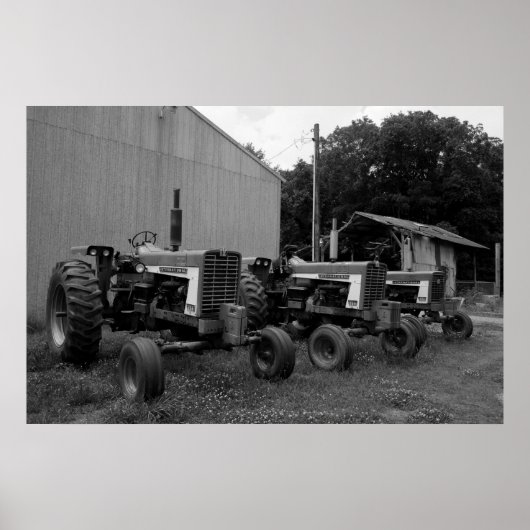 ヴィンテージトラクター ポスター (正面)