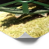 ヴィンテージトラクター ポスター (角)