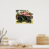 ヴィンテージトラクター ポスター (キッチン)