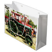 ヴィンテージトラクター ラージペーパーバッグ (正面アングル)