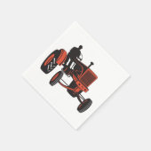 ヴィンテージトラクタ スタンダードカクテルナプキン (角)