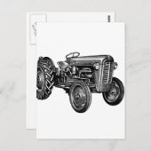 ヴィンテージトラクタ ポストカード (正面/裏面)