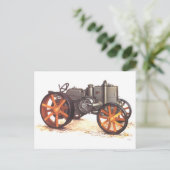ヴィンテージトラクタ ポストカード (スタンド正面)