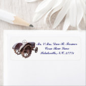 ヴィンテージトラクタ – 差出人住所ラベル ラベル (インサイチュ)