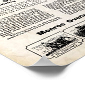 ヴィンテージトラク広告ター ポスター (角)