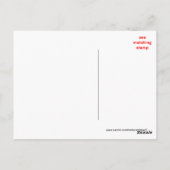 ヴィンテージトラク空白のタポストカード – 任意の大事な行事 ポストカード (裏面)