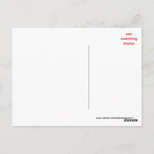 ヴィンテージトラク空白のタポストカード – 任意の大事な行事 ポストカード (裏面)