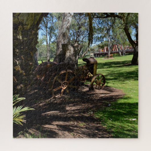 ヴィンテージトラク素朴タ、ジグソーパズル ジグソーパズル (縦)