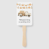 ヴィンテージトラックとパンプキンス結婚ズ ハンドファン (裏面)