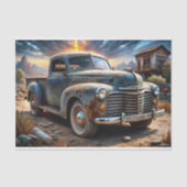 ヴィンテージトラックの切り離し 薄葉紙 (正面)