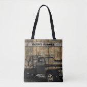 ヴィンテージトラックアンティークトラックオールドトラック トートバッグ (正面)