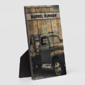 ヴィンテージトラックアンティークトラックオールドトラック フォトプラーク (側面)