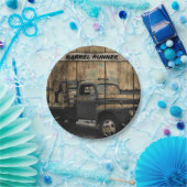 ヴィンテージトラックアンティークトラックオールドトラック ペーパープレート (パーティー)