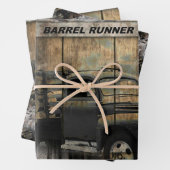 ヴィンテージトラックアンティークトラックオールドトラック ラッピングペーパーシート (インサイチュ)