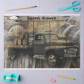 ヴィンテージトラックアンティークトラックオールドトラック 薄葉紙 (クラフト)