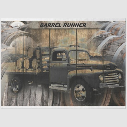 ヴィンテージトラックアンティークトラックオールドトラック 薄葉紙 (正面)