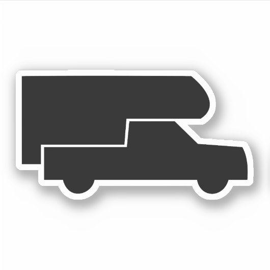 ヴィンテージトラックキャンパー シール (正面)