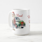 ヴィンテージトラックサンタフェスティバルマグ コーヒーマグカップ (正面左)