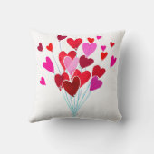 ヴィンテージトラックハート記念日の名前の追加 クッション (裏面)