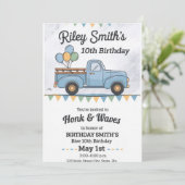 ヴィンテージトラックホンク&ウェーブ誕生日パレードインビタティ 招待状 (スタンド正面)