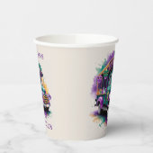 ヴィンテージトラックマルディグラお祝い 紙コップ (左)