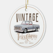 ヴィンテージトラック会社 セラミックオーナメント (左)