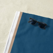 ヴィンテージトラック会社 ビーチタオル (インサイチュ)