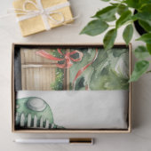 ヴィンテージトラック宝物：クリスマスツリーファーム 薄葉紙 (ギフト)